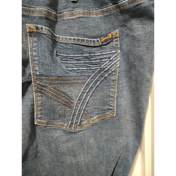 Seven7 Jeans Women Plus 30/32 Wide Leg Stretch Button ClosureLimited Edition NWT - Picture 8 of 10